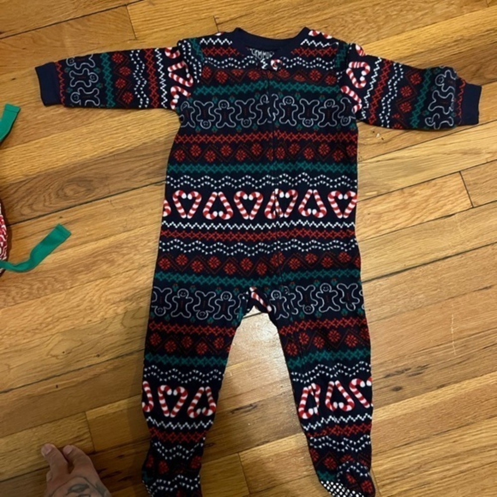 Cute gingerbread Christmas infant pajamas 18M